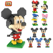 loz spell-inserted plastic toy puzzle micro-drill assembly small grain building blocks