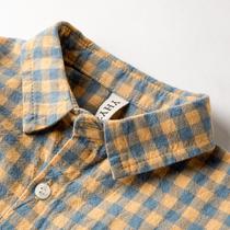 Autumn dress boys long sleeve shirt spring and autumn day children Girls summer dress plaid shirt men and women baby thin coat