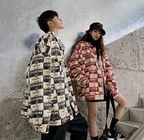  ins overfire jacket 2019 mistress dress spring fall jacket male overalls jacket port wind retro plaid tide