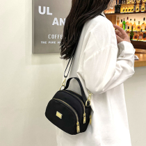 Leopard Summer Pouch Bag Women 2022 New Summer Single Shoulder Sloped Satchel Mini Summer Hand Canvas Oxford Cloth Bag