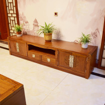 Hedgehog rosewood TV cabinet solid wood new Chinese mahogany furniture TV cabinet rosewood living room locker customization