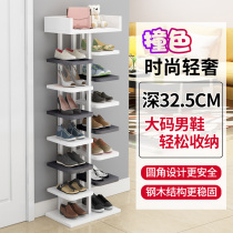 Shoe rack household door indoor good-looking entrance corner into the House Space storage multi-layer simple narrow shoe cabinet