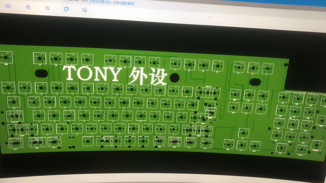 Adapted cherry g80 3000pcb front teeth cherry original circuit board replacement repair dedicated