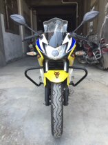 Suitable for Lifan KPR150 LF150-10S modified padded black all-inclusive front bumper guard