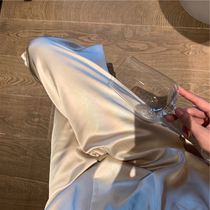 Large size womens 2021 new fat sister summer clothes hip thigh thick womens pants loose long leg pants thin tide