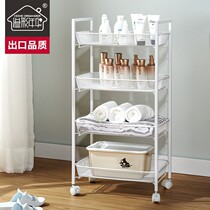 Beauty salon bed storage trolley small cabinet hairdressing tool car barber shop hair dyeing special storage rack mobile cart