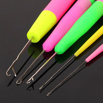 Three-in-sealed tongue hook with tongue hook needle handmade DIY knitting tool wool hook hook needle sweater woolen needle