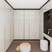 Light luxury bedroom cloakroom custom wardrobe whole house custom wardrobe living room restaurant entrance custom