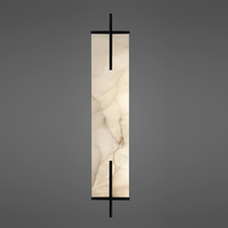 Simply modern cloud stone living room wall lamp hallway background wall designer template room villa hall wall