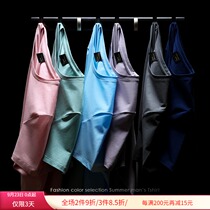 Summer mens round neck cotton short sleeve T-shirt Tide brand solid color body shirt trend clothes base shirt half sleeve shirt