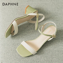 Daphne word for sandals womens summer 2022 new women with fairy wind shoes children coarse heels with heels