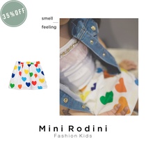 (Entity) Swedish Mini rodini spring and summer new female baby cute love cotton skirt