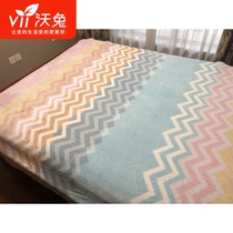  Autumn and winter super soft single-layer flannel blanket blanket Office nap blanket Sofa blanket 180*200