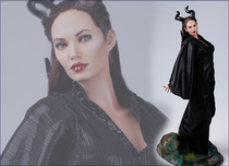 Juyantang Animation magic transformation Maleficent Maleficent 1 4 Sleeping Beauty standing hand-made statue doll model