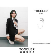 TOGGLER 20ss Be worn series Zhang Yuqi with the same ear bone clip stud earrings one fashion personality earrings