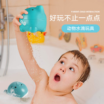 Play water toys toddler bath comfort toy baby cartoon shape water drop shake sound toy childrens bathroom shower