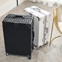 EAZZ Travel Baggage Baggage Box Aluminum Box Wheel Wheel Female students light password box male large capacity 24