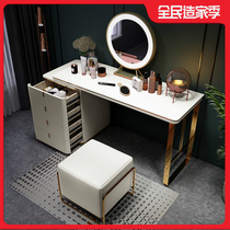 Dressing table storage cabinet integrated Net red ins Wind small apartment bedroom makeup table modern simple with lamp economy