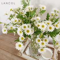 Lancol Small Freshens Simulation Flower Small Daisy Home Desktop Placement Flower Table Decoration Photography Little Fake Flowers