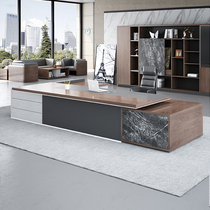 Boss office table and chair combination simple modern office big class atmosphere President desk manager table manager table master table