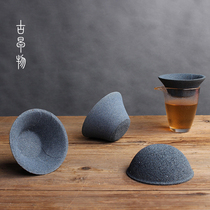 Ceramic non-porous tea leak alumina ore tea filter creative tea filter kung fu tea set household tea accessories