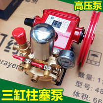 High Pressure Washing Drugmaker Spray Machine Triple Cylinder Plunger Pump Garden Forest Greening Pressure Pump Pumping Car Wash Pump Head