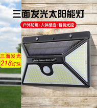 Solar garden lights automatically light up in the dark rural household photovoltaic induction solar small outdoor split street lights