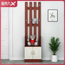 New shoe rack hanger integrated with household shoe and hat rack storage shelf cabinet clothes rack hook door assembly