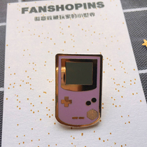 gameboy pocket peripheral game console metal badge brooch ins tide cartoon Japanese and Korean cute storage