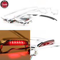 Harebian box with brake light bracket protective lever to apply Harley Grand Glide Street Glider Road King