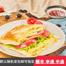 Halal food crispy egg filling cake size 18*23 family size 25 frozen breakfast bread embryo skin pancakes