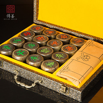 Jinsi Nan Wood Chess Shen Water Ripple Chinese Chess Handmade Wooden Gifts Adult Home Chess Set