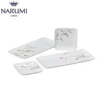 Japan NARUMI Narumi Flower calendar Long horned plate 4pcs combination set 40912-33320