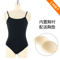 Latin ballet dancer harness even body suit yoga dew back dance suit gymnastic practice for the adult art body conserved woman