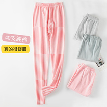 School uniform artifact warm pants girls pure cotton autumn pants 10-12-16 years old girls big child leggings underwear inside wear thin
