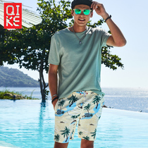 (Riding) can be put into the water quick-drying mens beach pants leisure vacation beach swimming loose trend shorts swimming pants