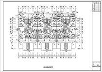 A three-story townhouse water supply and drainage construction cad drawing dwg drawing