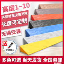 Indoor Plastic Over Threshold Slope Pad Step Mat Doorway Slope Plate Sweeping Robot Climbing Cushion Uphill Cushion Kan