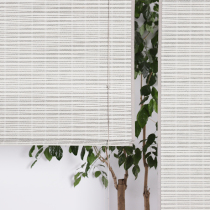  Qian Chuan custom balcony bay window Small window Study tea room curtain Maga bamboo silk sunshade sunscreen curtain Partition door curtain