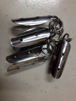 Three knots of stick ring-plated stick rings with rings attached to the ring