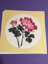 50x50 pure hand painted cardboard painting
