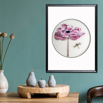 Embroidery artisan embroidery One and a solo show Home Residence Decoration Hanging Painting Pure Handcraft Gifts