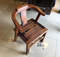 Old boat wood simple modern dining chair club teahouse meeting chair original design solid wood back chair imitation Taishi chair