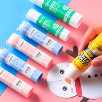 Deli solid glue For students with strong high viscosity pen-shaped pen-shaped handmade solid glue stick glue Childrens kindergarten diy handmade materials Non-toxic safety transparent office stationery supplies