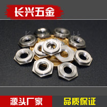 Stainless steel flush nut insert nut carbon steel galvanized hexagon riveting thin nut column F-M2M2 5M3M4M5