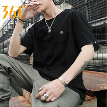 361 casual short sleeve men 2021 spring summer new round collar sports T-shirt 361-degree breathable sweat suction minimalist short sleeve men