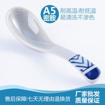 A5 melamine spoon spoon soup spoon restaurant restaurant long handle commercial imitation porcelain hook spoon ramen spoon anti-drop spoon small spoon