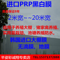 Greenhouse film Imported non-drip film black and white film Fish pond anti-seepage waterproof film Breeding film Chicken film Plastic film
