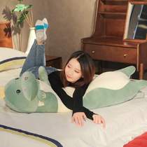 Cute pillow bed dinosaur pillow cushion Girl heart sofa sleeping pillow Bedroom living room backrest removable and washable