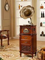 Tang Dian phonograph franchise store F-681 vinyl record solid wood antique European style living room decoration